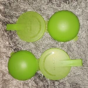 Tupperware. Forget Me Not. Green fruit/veggies bowls (set of 2)